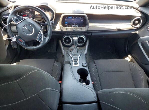 1G1FF1R71P0114638 2023 CHEVROLET CAMARO Blue Вид панелі приладів