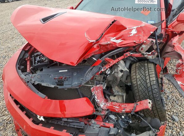 1G1FF1R72J0146943 2018 CHEVROLET CAMARO Red Widok wnętrza z tyłu