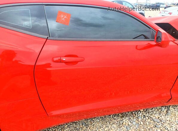 1G1FF1R72J0146943 2018 CHEVROLET CAMARO Red Widok tylnych siedzeń