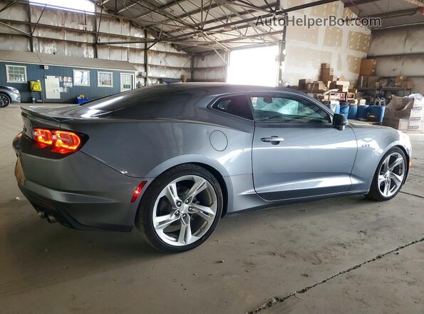 1G1FF1R72M0121352 2021 CHEVROLET CAMARO Gray Trasero derecho