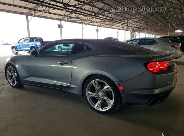 1G1FF1R72M0121352 2021 CHEVROLET CAMARO Gray Trasero izquierdo