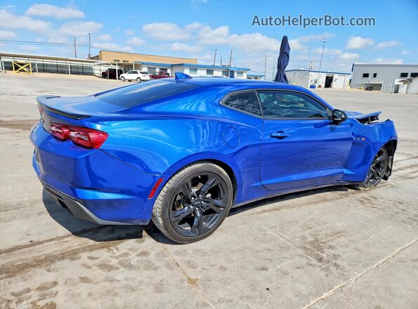 1G1FF1R72M0141696 2021 CHEVROLET CAMARO Blue Trasero derecho