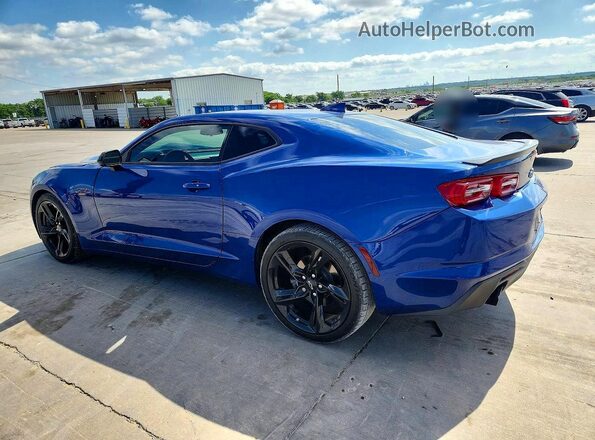 1G1FF1R72M0141696 2021 CHEVROLET CAMARO Blue Trasero izquierdo