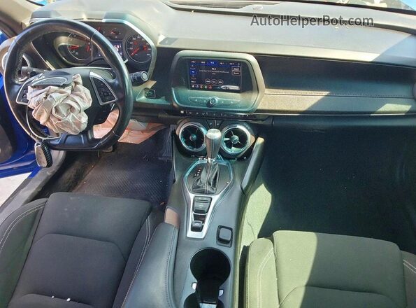 1G1FF1R72M0141696 2021 CHEVROLET CAMARO Blue Vista del salpicadero