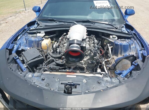 1G1FF1R72M0141875 2021 CHEVROLET CAMARO Синий Вид сзади