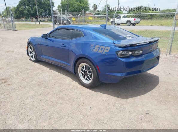 1G1FF1R72M0141875 2021 CHEVROLET CAMARO Синий Задняя левая четверть