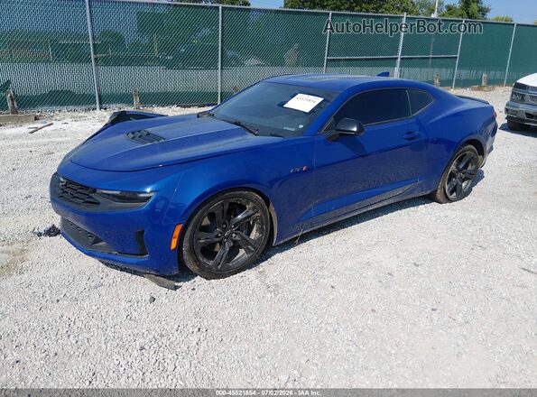 1G1FF1R73M0115981 2021 CHEVROLET CAMARO Синий Передняя левая четверть