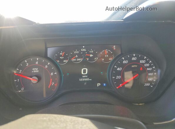 1G1FF1R74J0163078 2018 CHEVROLET CAMARO Red Вид щитка приладів