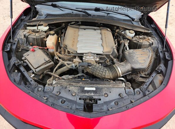 1G1FF1R74K0127165 2019 CHEVROLET CAMARO Red Widok wnętrza z tyłu