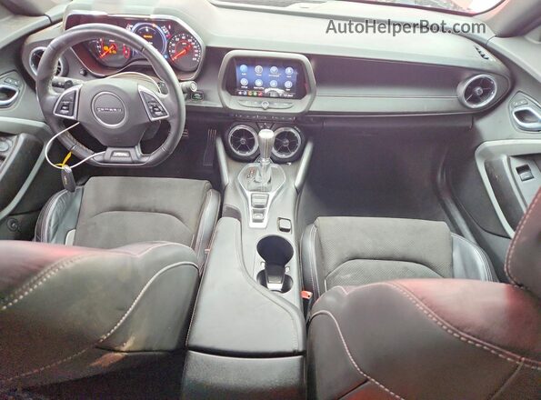 1G1FF1R74K0127165 2019 CHEVROLET CAMARO Red Widok deski rozdzielczej