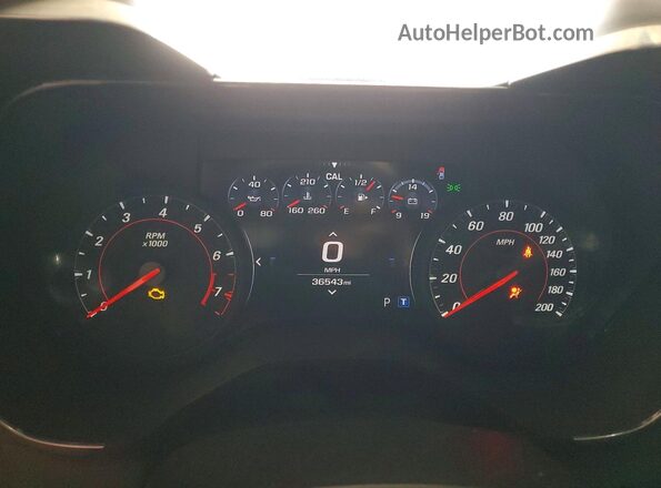 1G1FF1R75P0126064 2023 CHEVROLET CAMARO Red Instrument cluster view