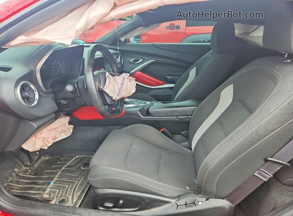 1G1FF1R76G0144993 2016 CHEVROLET CAMARO Red Widok wnętrza z przodu