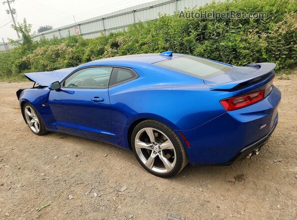 1G1FF1R76J0106798 2018 CHEVROLET CAMARO Blue Rear left