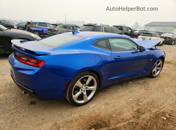 1G1FF1R76J0106798 2018 CHEVROLET CAMARO Blue Rear right