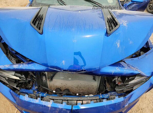 1G1FF1R76J0106798 2018 CHEVROLET CAMARO Blue Rear interior view