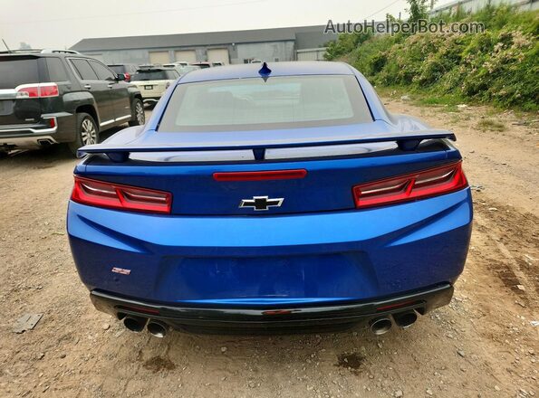 1G1FF1R76J0106798 2018 CHEVROLET CAMARO Blue Rear view
