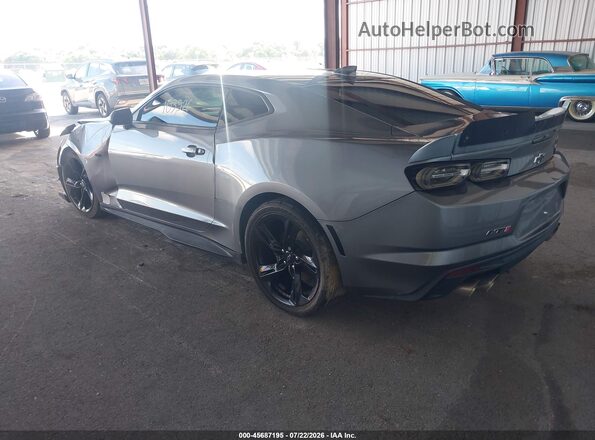1G1FF1R77M0138017 2021 CHEVROLET CAMARO Gray Հետևի ձախ