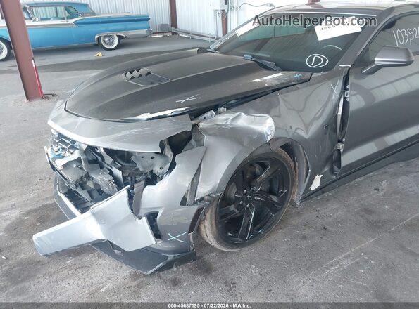 1G1FF1R77M0138017 2021 CHEVROLET CAMARO Gray Դիմացի տեսք