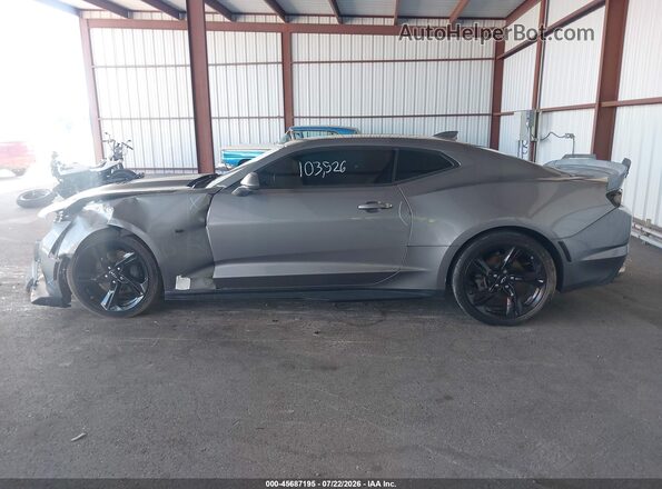 1G1FF1R77M0138017 2021 CHEVROLET CAMARO Gray Սալոնի 360 աստիճան տեսք