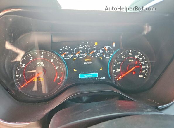 1G1FF1R79H0150210 2017 CHEVROLET CAMARO White Սարքավորումների վահանակի տեսք