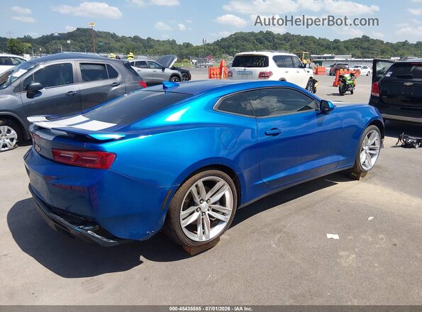 1G1FF1R79J0141643 2018 CHEVROLET CAMARO Blue Trasero derecho