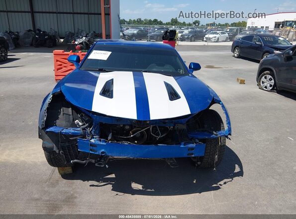 1G1FF1R79J0141643 2018 CHEVROLET CAMARO Blue Vista interior trasera