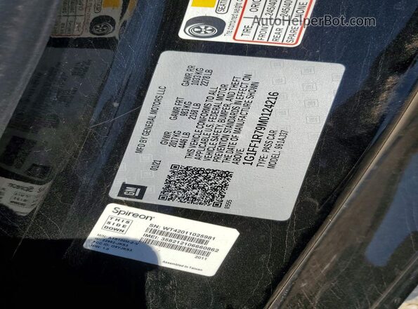 1G1FF1R79M0124216 2021 CHEVROLET CAMARO Black Շարժիչի բաժամունքի տեսք