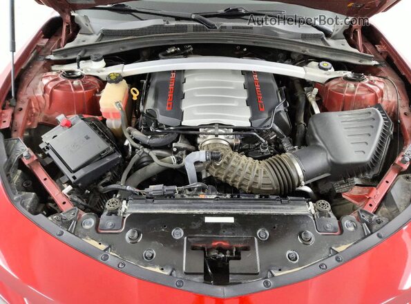 1G1FF3D7XJ0178395 2018 CHEVROLET CAMARO Red Вид задньої частини салону