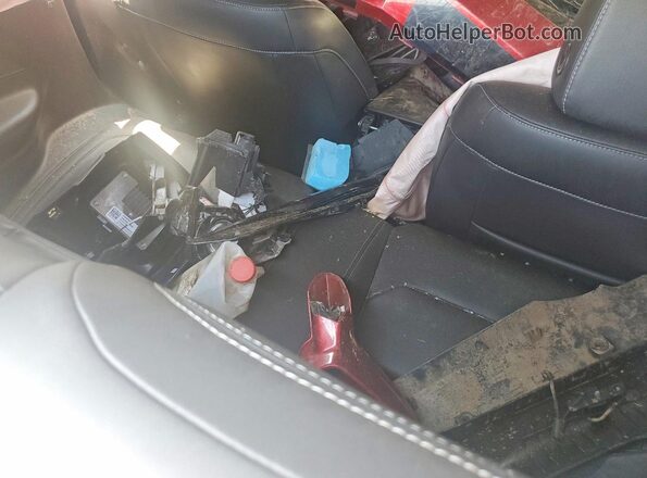 1G1FG1R79G0169495 2016 CHEVROLET CAMARO Red Widok tylnych siedzeń