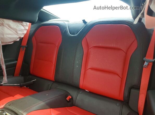 1G1FH1R72N0102490 2022 CHEVROLET CAMARO Gray Հետևի նստատեղերի տեսք