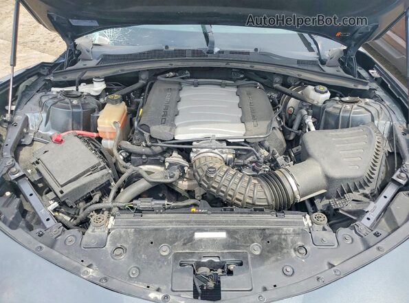 1G1FH1R72N0102490 2022 CHEVROLET CAMARO Gray Սալոնի հետևի տեսք