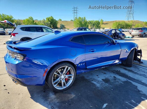 1G1FH1R74M0100304 2021 CHEVROLET CAMARO Blue Tył prawy