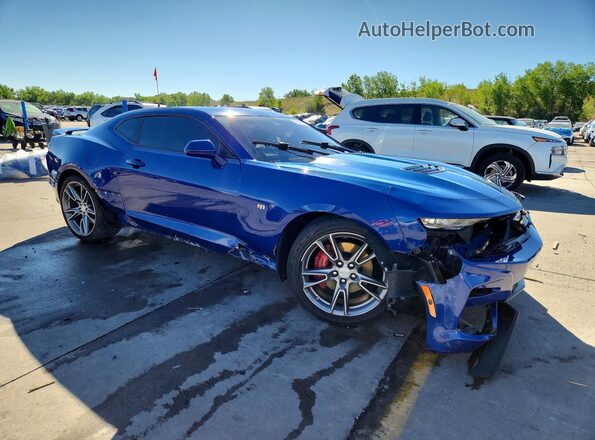 1G1FH1R74M0100304 2021 CHEVROLET CAMARO Blue Przód prawy