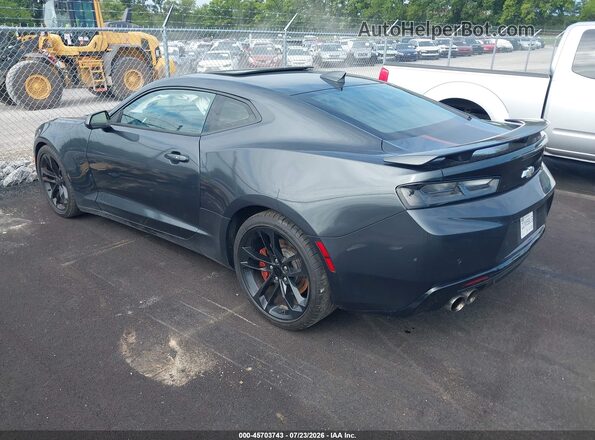 1G1FH1R76H0129292 2017 CHEVROLET CAMARO Gray Trasero izquierdo