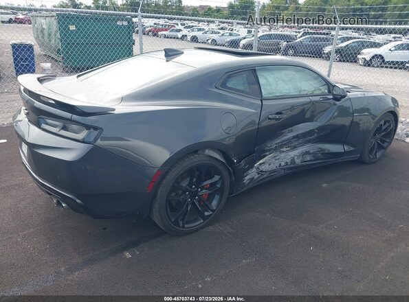 1G1FH1R76H0129292 2017 CHEVROLET CAMARO Gray Trasero derecho