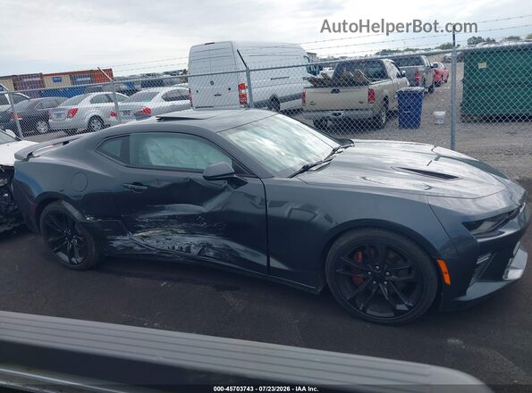 1G1FH1R76H0129292 2017 CHEVROLET CAMARO Gray Vista interior trasera