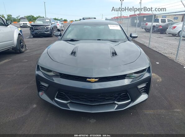 1G1FH1R76H0129292 2017 CHEVROLET CAMARO Gray Vista del cuadro de instrumentos