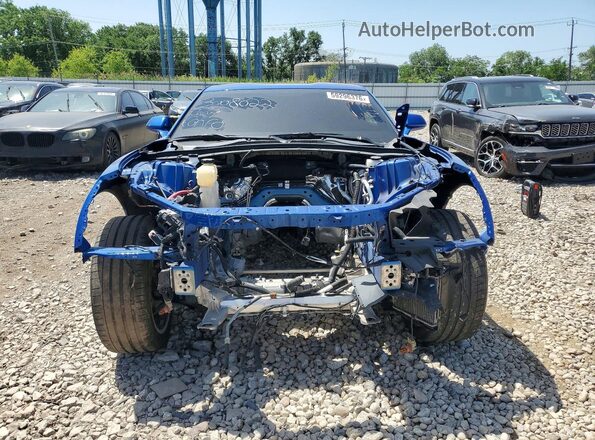 1G1FH1R79J0109592 2018 CHEVROLET CAMARO Blue წინა ხედი