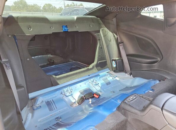 1G1FH1R79J0109592 2018 CHEVROLET CAMARO Blue უკანა სავარძლების ხედი