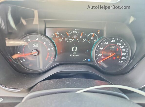 1G1FH1R79J0161885 2018 CHEVROLET CAMARO Black Սարքավորումների վահանակի տեսք