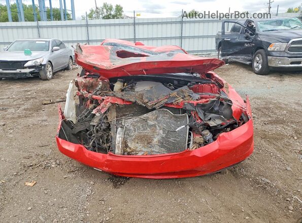 1G1FH1R79M0102842 2021 CHEVROLET CAMARO Red წინა ხედი