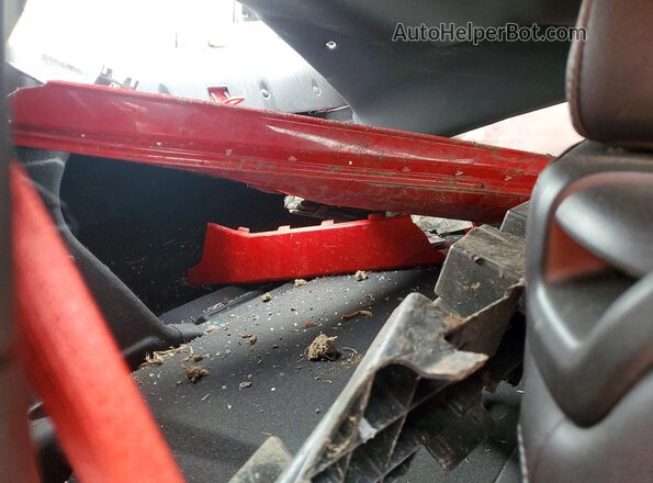 1G1FH1R79M0102842 2021 CHEVROLET CAMARO Red უკანა სავარძლების ხედი