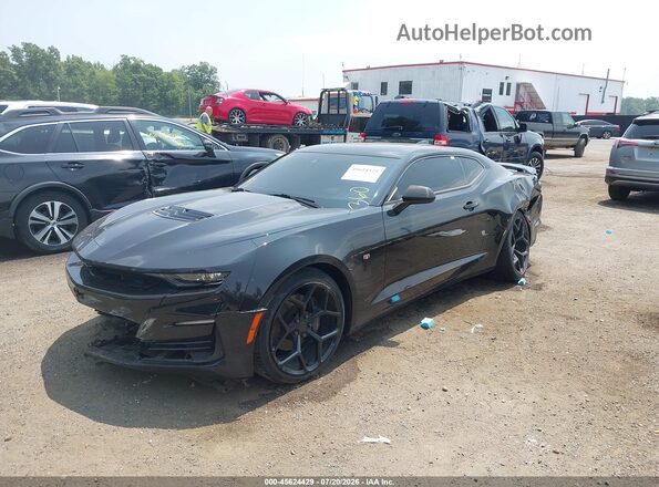1G1FH1R7XK0112356 2019 CHEVROLET CAMARO Black Przód lewy
