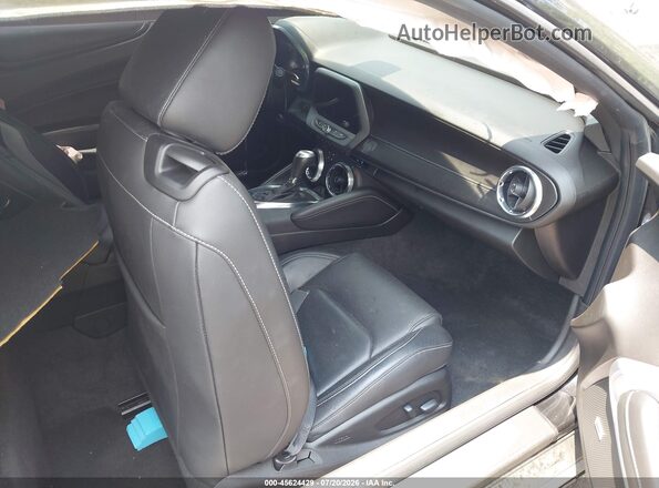 1G1FH1R7XK0112356 2019 CHEVROLET CAMARO Black Widok wnętrza z przodu