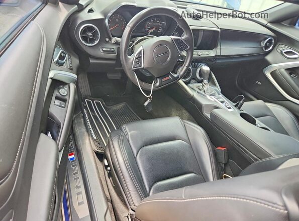 1G1FH1R7XL0124122 2020 CHEVROLET CAMARO Blue Widok deski rozdzielczej
