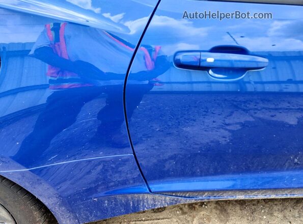 1G1FH1R7XL0124122 2020 CHEVROLET CAMARO Blue Widok tylnych siedzeń