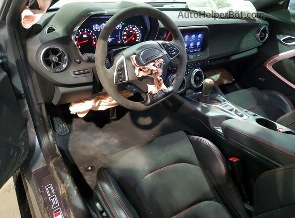 1G1FJ1R67P0132079 2023 CHEVROLET CAMARO Silver Առջևի վահանակի տեսք