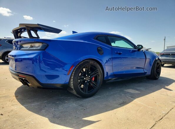 1G1FJ1R68J0126718 2018 CHEVROLET CAMARO Blue Rear right