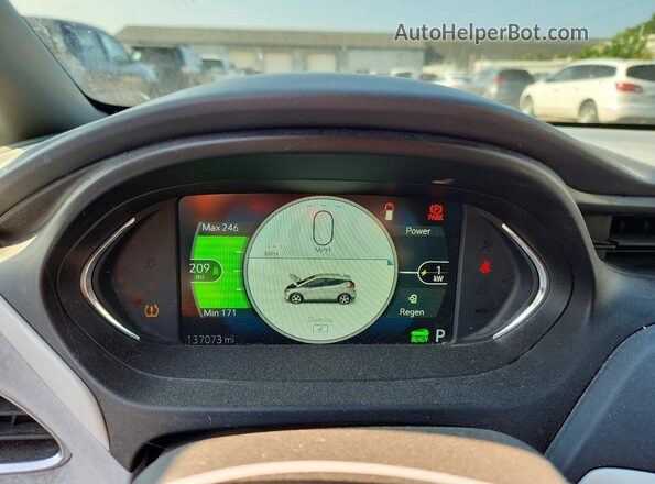1G1FW6S00J4109604 2018 CHEVROLET BOLT Белый Вид щитка приборов
