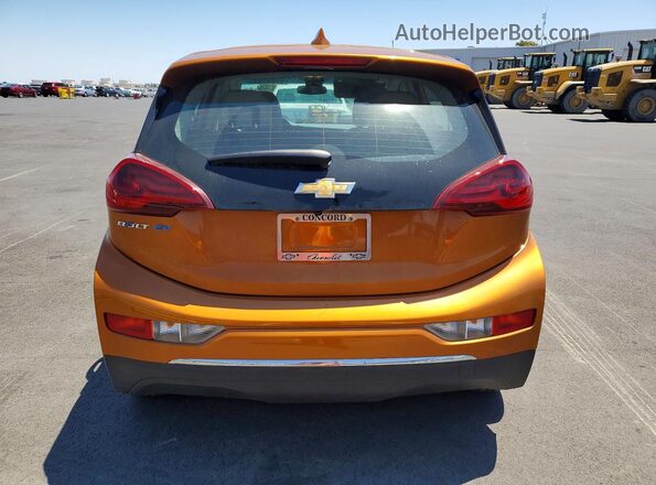 1G1FW6S02H4128293 2017 CHEVROLET BOLT Orange უკანა ხედი
